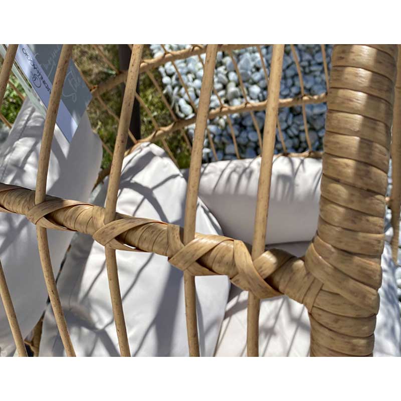 Cayo Gigante Sunset - Poltrona Sospesa XXL In Cotone | Amaca Da Giardino 210x130 Cm, Portata 160 Kg, Fatta A Mano In Sud America
