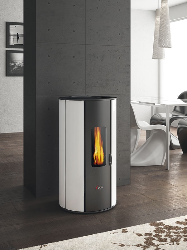 Stufa a Pellet Rondo 6 kW Cadel - Giordanojolly Stufa a Pellet Rondo 6 kW Cadel - Giordanojolly