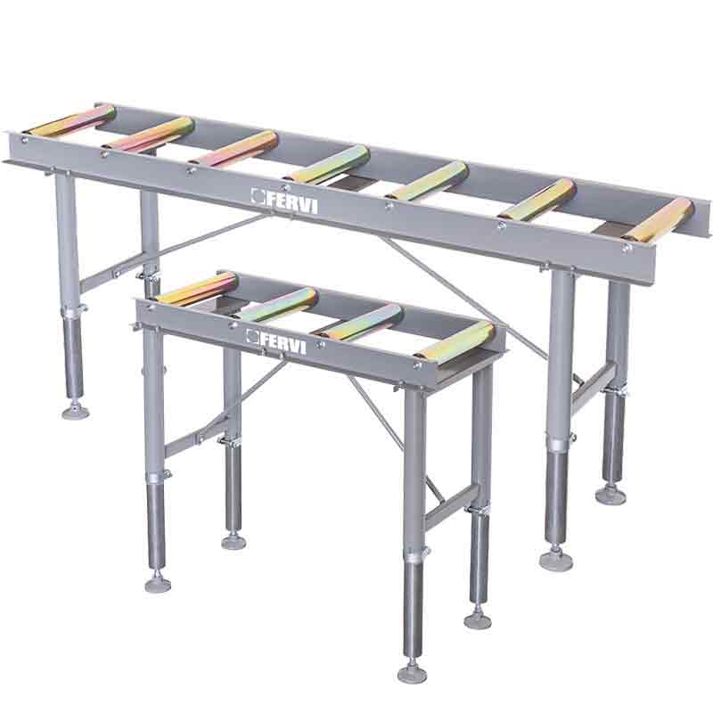 Rulliera regolabile in altezza Fervi R001