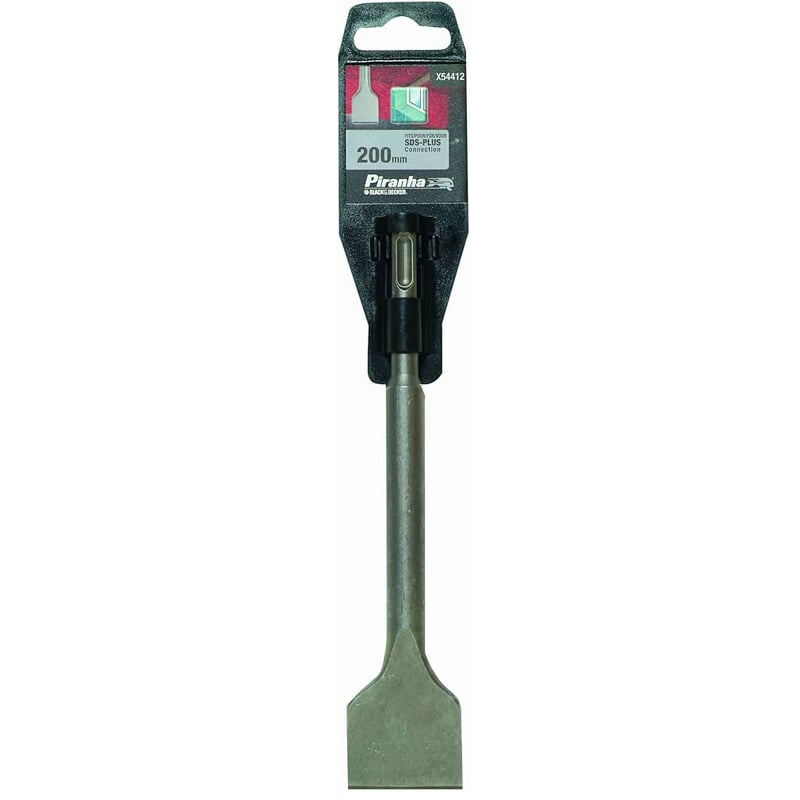 Scalpello piatto da 200 mm sds Plus Black and decker X54412-Qz