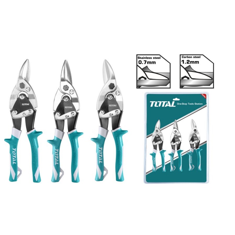 Set di 3 cesoie per acciaio da 250 mm Total TOTTHT520106K