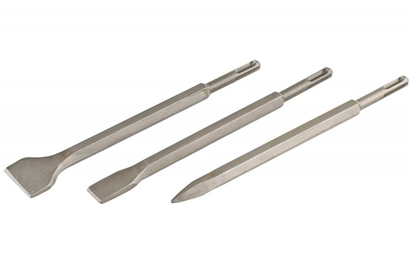 Set Scalpelli e punta SDS Plus da 250 mm 3 pz Kwb