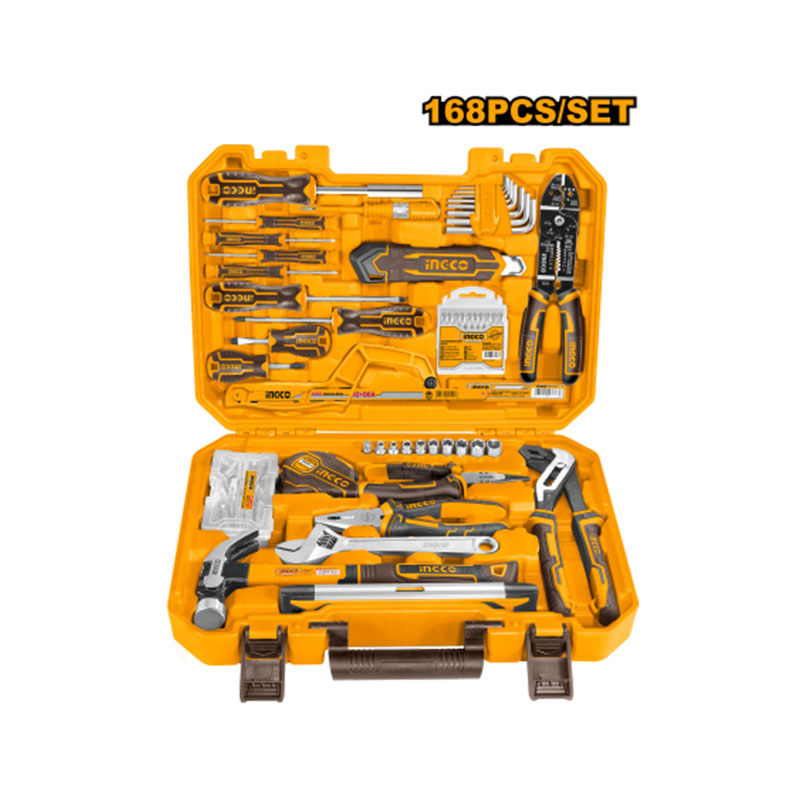 Assortimento utensili in valigetta 168 pz Ingco HKTHP21681