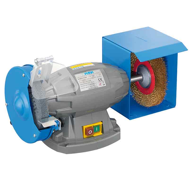 Smerigliatrice combinata da banco Fervi S510