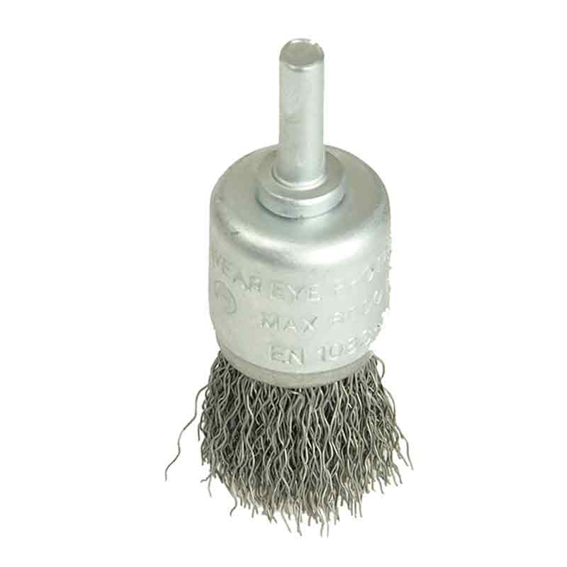 Spazzola a tazza 25 mm per trapani Black and decker