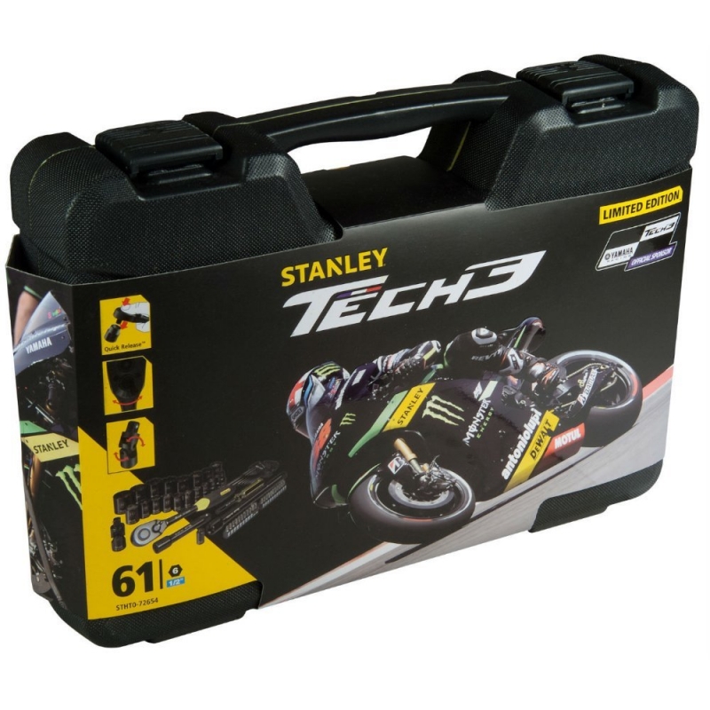 Set 61 pezzi bussole 1-2 TECH 3 professionali con valigetta Stanley STHT0-72654