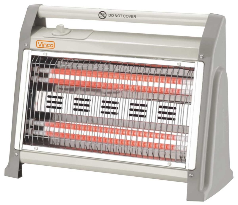 Stufa al quarzo a 2 elementi 1200 watt LX-283S Vinco 70157