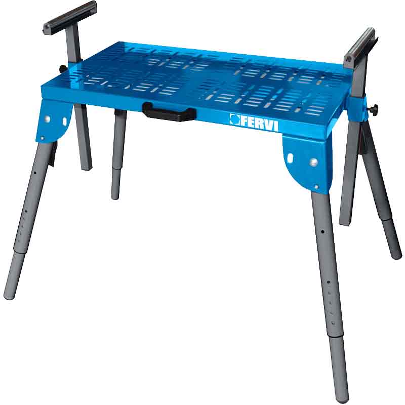 Supporto pieghevole per troncatrici e seghe a nastro Fervi 0522