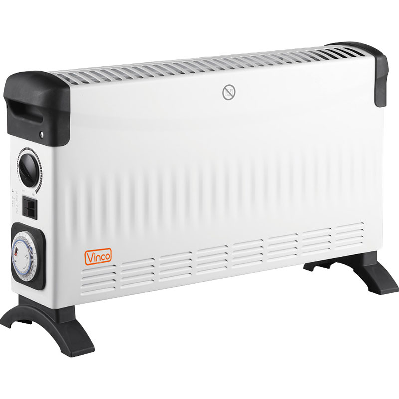 Termoconvettore elettrico con Timer 2000 Watt Vinco 70508