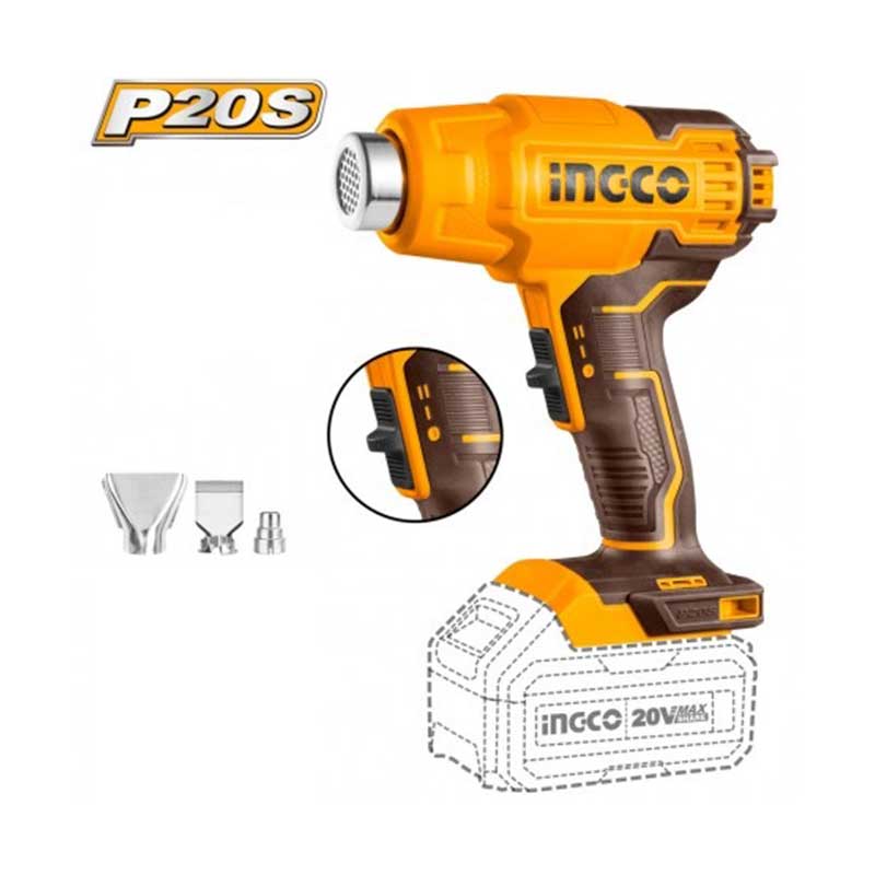 Pistola Aria Calda A Batteria Ingco HGLI 2002