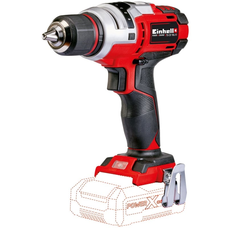 Trapano a batteria 18V Einhell TE-CD 18 Li E solo