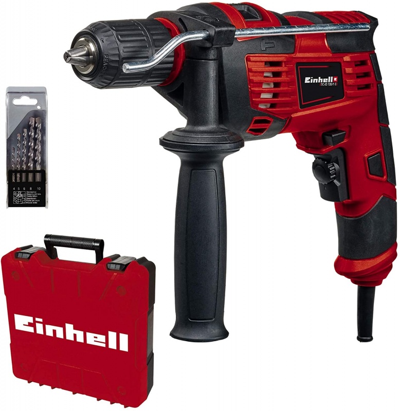 Trapano a percussione Einhell TC-ID 720/1 Kit valigetta e set di punte
