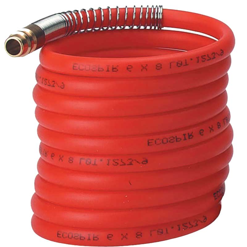 Tubo per aria compressa a spirale ad innesto rapido Einhell 4 e 8 mt