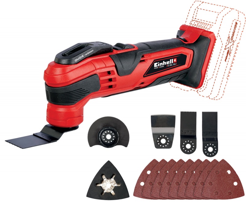 Utensile multifunzione a batteria 18V Einhell Varrito Solo