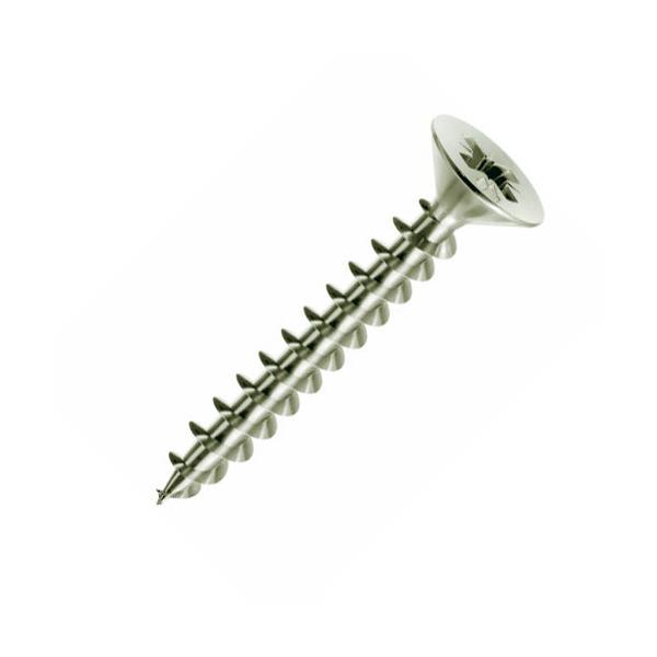 Viti Per Legno 6 x 120 mm Zincate Testa Svasata 100 Pz