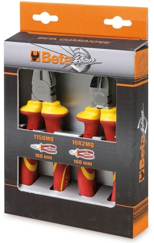 Assortimento 1 pinza universale isolata e 1 tronchese isolata 1169mqd2 Beta