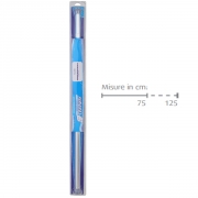 Asta doccia dritta cromo estensibile 75 fino 125 cm d 22 cm Feridras 017006