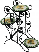 Portapiante mosaico decorazione girasole