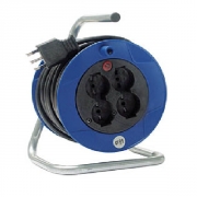 Prolunga avvolgicavo elettrico 15 mt con termica e 4 prese DE Brennenstuhl