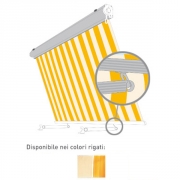 Tenda da sole a caduta gialla e bianca 250x250 San Giorgio