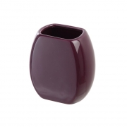 Portaspazzolino in ceramica viola linea parigi Feridras 275016-b