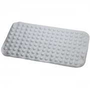 Tappeto antiscivolo rettangolare 69x38 cm bianco pvc 280050-b,Feridras 280015