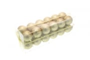 Palline natalizie box 24 sfere oro 7 cm