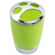 Portaspazzolino in pp verde cromo linea capri Feridras 305022-b