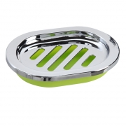 Portasapone in pp verde cromo linea capri Feridras 305023-b