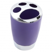 Portaspazzolino in pp viola cromo linea capri Feridras 305025-b