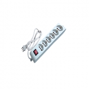 Multipresa 6 posti con interruttore Kippen