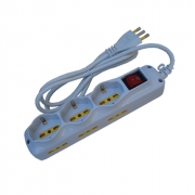 Multipresa 9 posti con interruttore Kippen