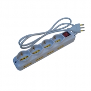 Multipresa 12 posti con interruttore Kippen