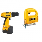 Trapano Einhell a batteria 18v con seghetto alternativo 350 watt ias 18-350 set bavaria