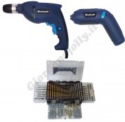 Trapano a percussione Einhell con avvitatore bt-id 710 e kit