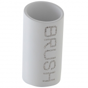 Portaspazzolino in poliresina con brillantini bianco linea diamond Feridras 442037