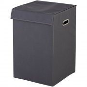 Portabiancheria in poliestere con maniglie in acciaio da 66 lt grigio scuro Feridras 549008