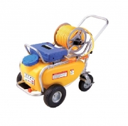 Carriola irroratrice a batteria con lancia e tubo Cilli