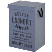 Portabiancheria in tessuto da 72 lt blu Feridras 619001