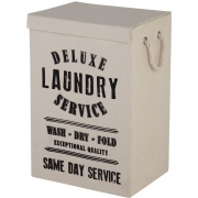 Portabiancheria in tessuto da 72 lt beige Feridras 619002