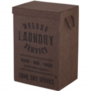 Portabiancheria in tessuto da 72 lt marrone Feridras 619003