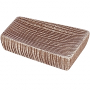 Portasapone in ceramica marrone linea kenya Feridras 628015