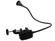 Lampada da tavolo con morsetto 5 led a batteria geko