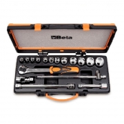 Chiavi a bussola Beta set 12 pz e 5 accessori