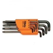 Serie di 8 chiavini resistant torx maschio con supporto Beta