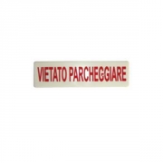 Targa adesiva vietato parcheggiare 193x58 mm Cilli 9981408