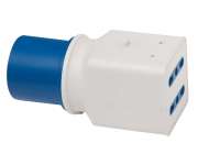 Adattatore per spina industriale 3 poli con 2 prese Brennenstuhl