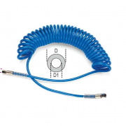 Tubo Spirale in poliuretano estensibile 9 mt Beta 1915B