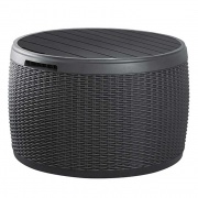 Baule in resina Circa rattan Keter 140 Lt