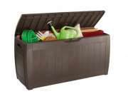 Baule in resina Keter effetto legno Hollywood